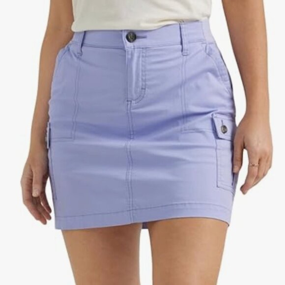 NWT Lee womens Ultra Lux Comfort With Flex-to-go Cargo Skort, iris - Picture 1 of 10
